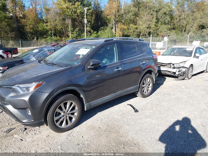 Vin: 2t3dfrev2hw597782, lot: 46802709, toyota rav4 limited 20172
