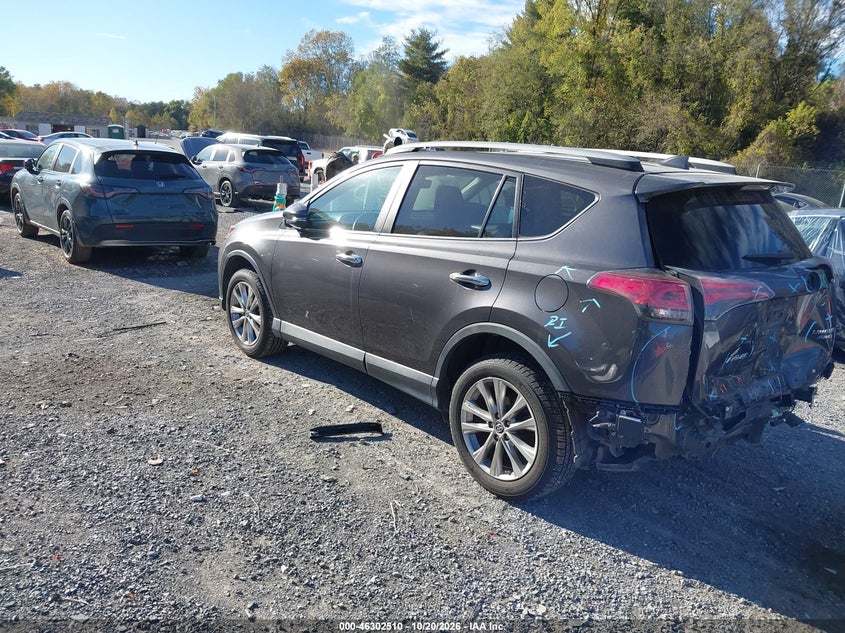 Vin: 2t3dfrev2hw597782, lot: 46802709, toyota rav4 limited 20173