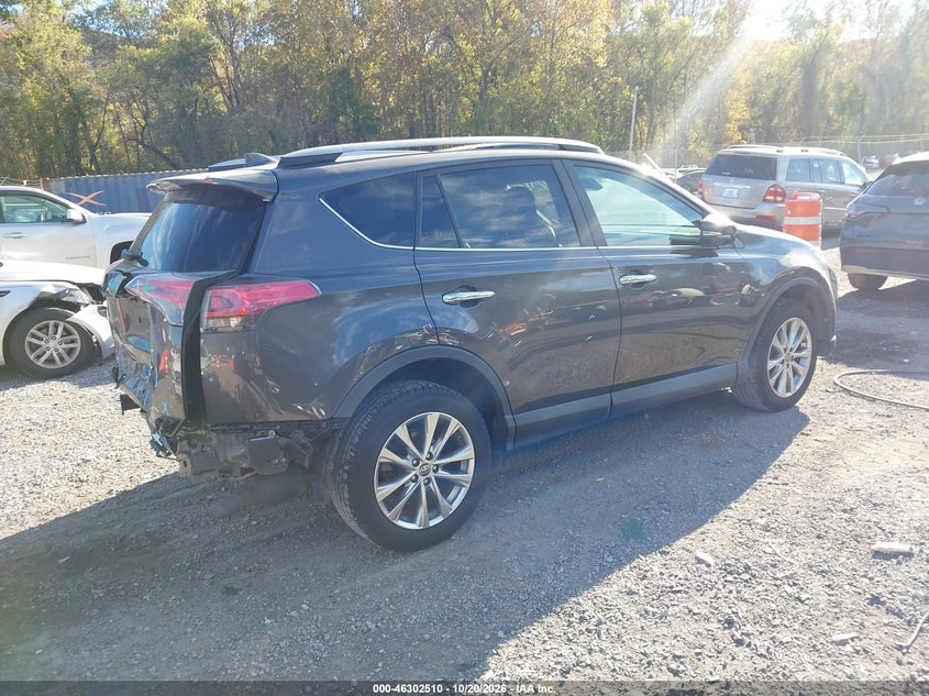 Vin: 2t3dfrev2hw597782, lot: 46802709, toyota rav4 limited 20174