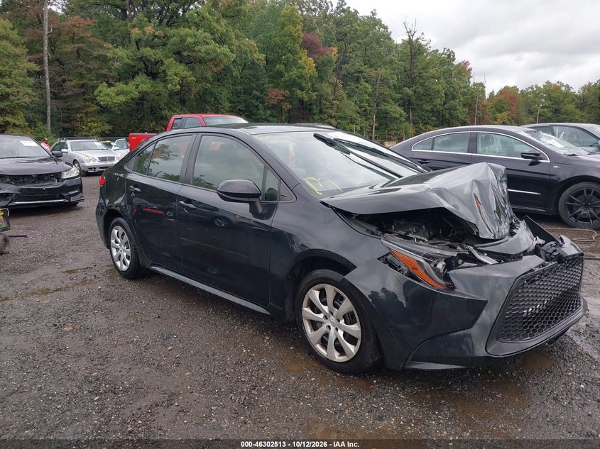 Vin: jtdepmae0nj194632, lot: 46802712, toyota corolla le 20221