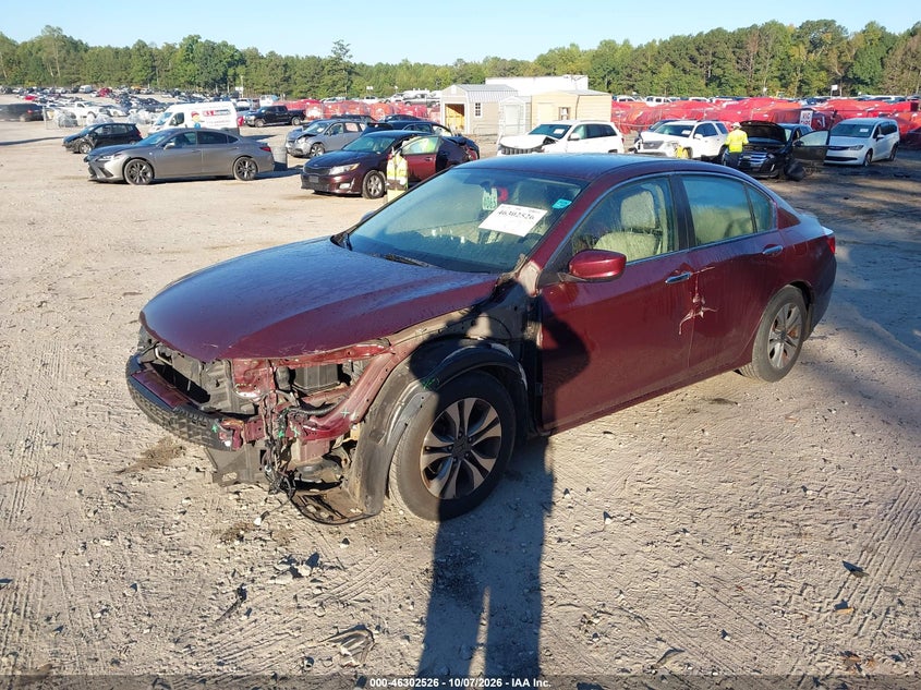 Vin: 1hgcr2f36fa016143, lot: 46802725, honda accord lx 20152
