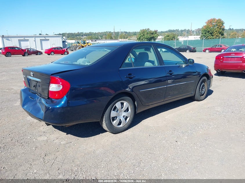 TOYOTA CAMRY 2002 VIN 4T1BE32K12U536277