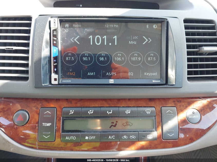 TOYOTA CAMRY 2002 VIN 4T1BE32K12U536277