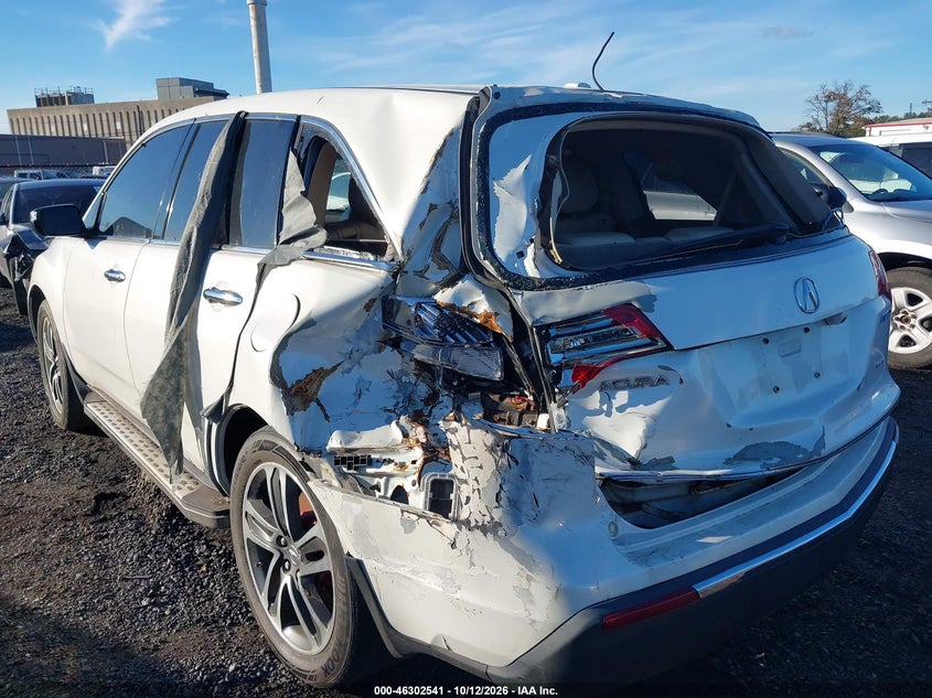 ACURA MDX 2012 VIN 2HNYD2H40CH511065