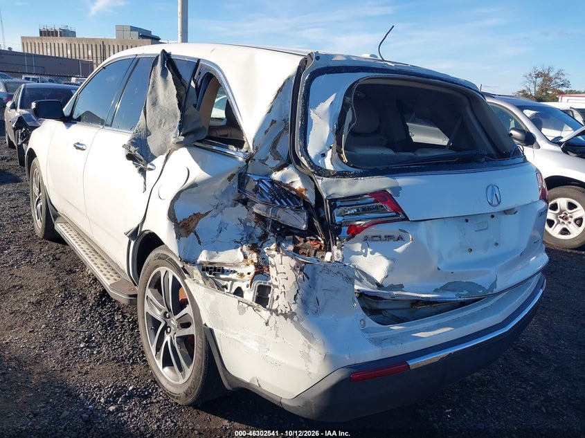 ACURA MDX 2012 VIN 2HNYD2H40CH511065