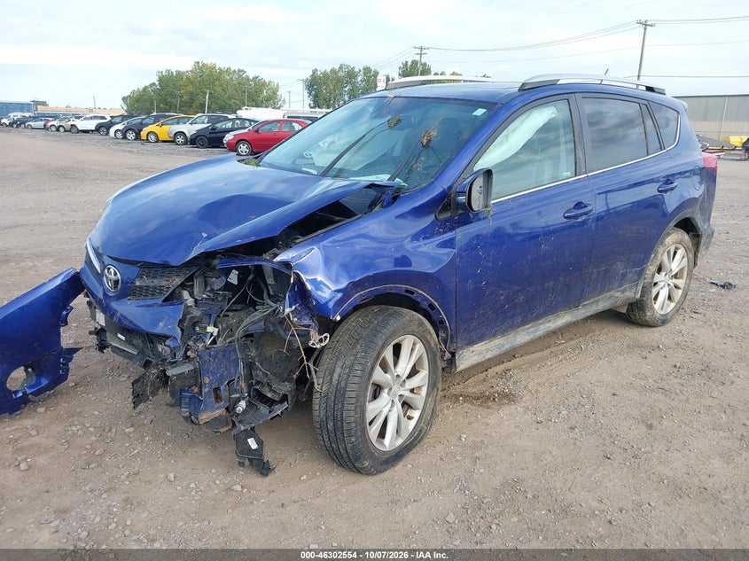 Vin: 2t3dfrev8ew185104, lot: 46802753, toyota rav4 limited 20142