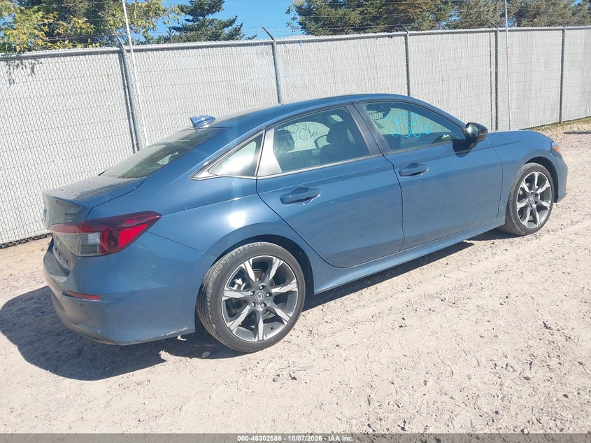 Vin: 2hgfe4f87th334947, lot: 46802785, honda civic hybrid sport/sport touring 20264