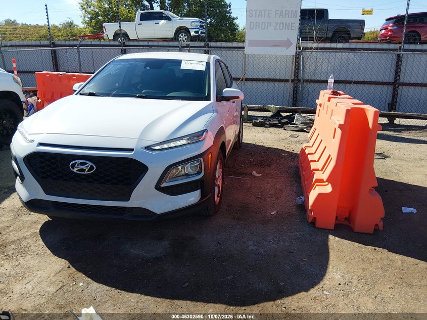 Vin: km8k12aa1lu543570, lot: 46802789, hyundai kona se 20202