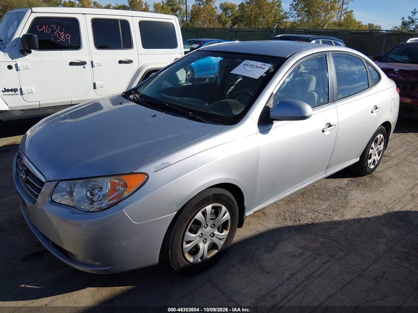 2009 Hyundai Elantra Gls/Se, Normal Wear & Tear, IAAI, VIN KMHDU46D99U809201 — photo 2