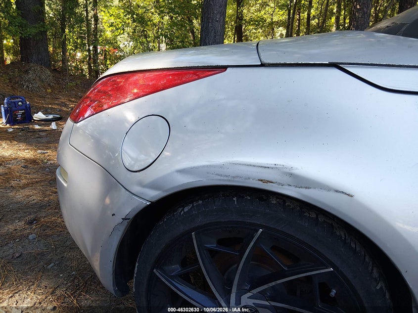 NISSAN 350Z 2008 VIN JN1BZ36A28M851238
