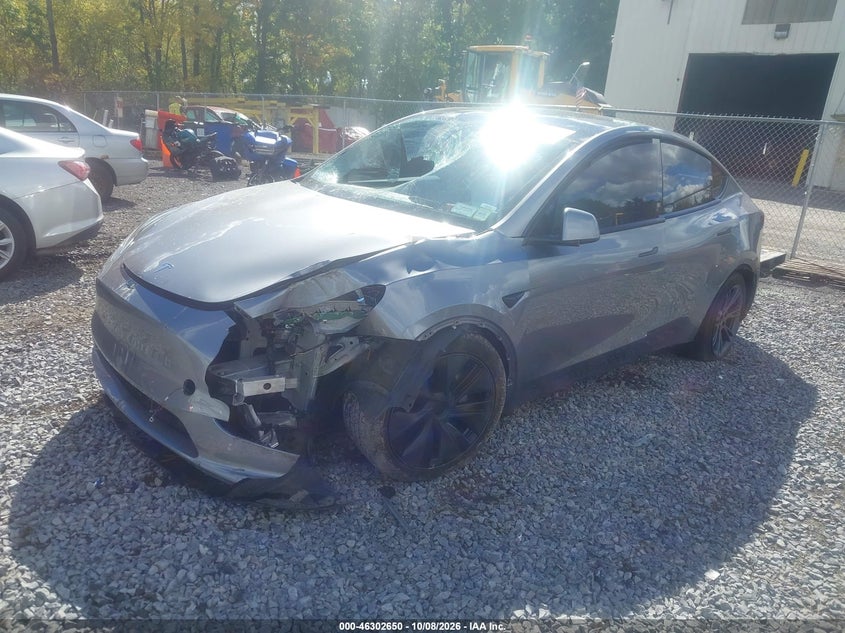 Vin: 7saygdee2sf296477, lot: 46802849, tesla model y long range dual motor all-wheel drive 20252