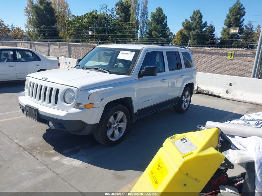 Vin: 1c4njpcb6ed805543, lot: 46802876, jeep patriot limited 20142
