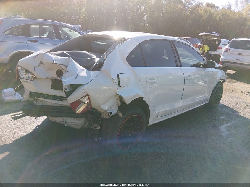 Vin: 3vwdp7aj6dm292413, lot: 46802877, volkswagen jetta 2.5l se 20134
