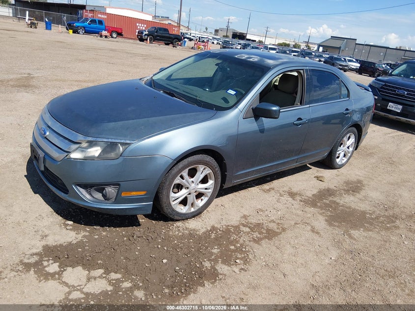 Vin: 3fahp0ha2cr258106, lot: 46802914, ford fusion se 20122