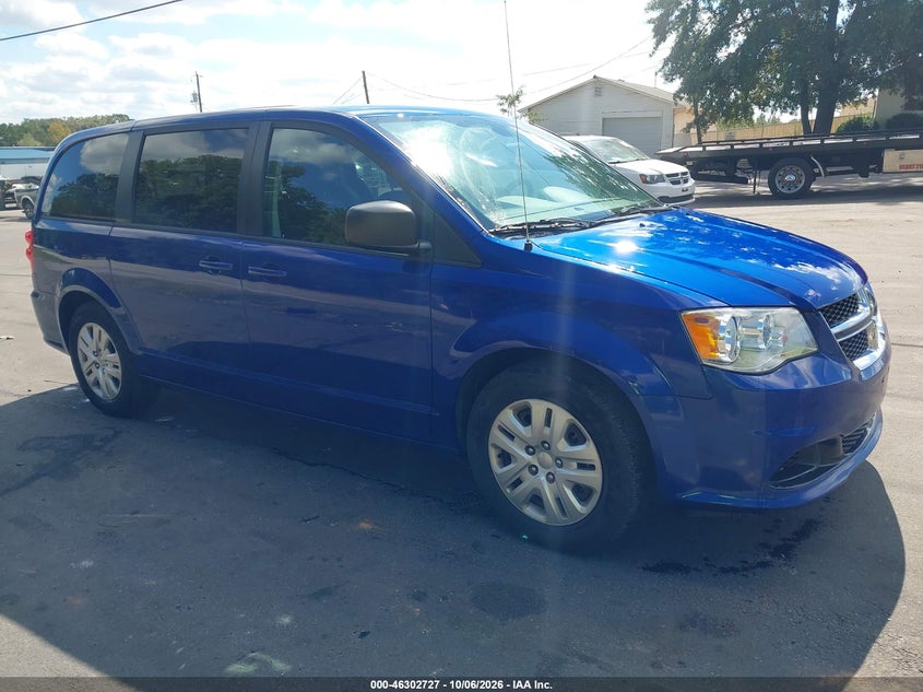 Vin: 2c4rdgbg8jr331494, lot: 46802926, dodge grand caravan se 20181