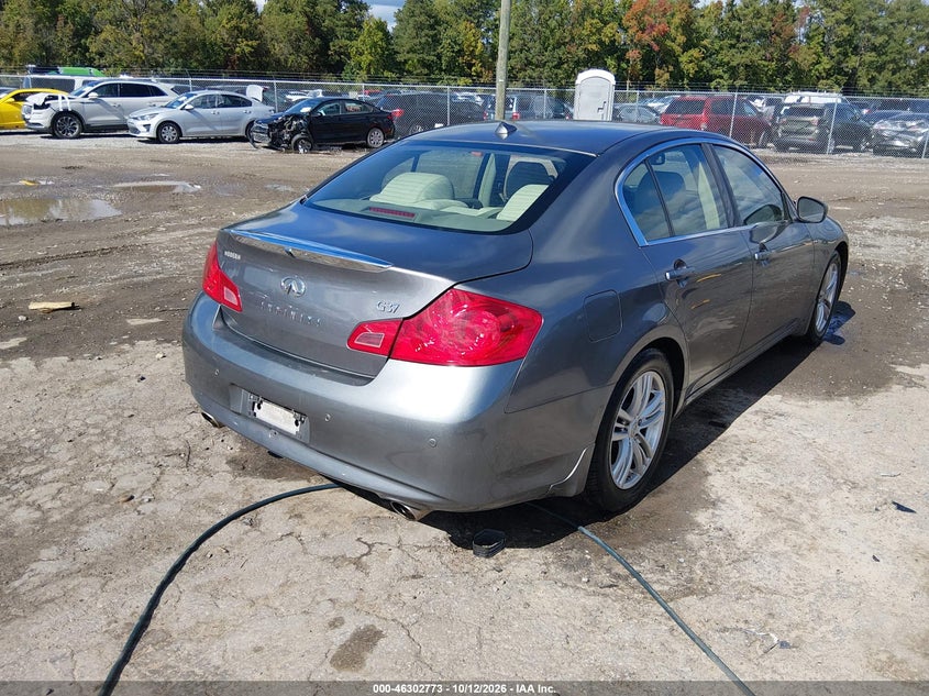 Vin: jn1cv6ap7dm301217, lot: 46802972, infiniti g37 journey 20134