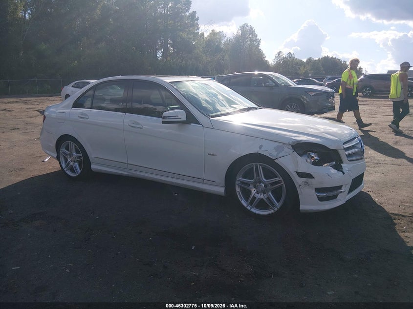 Vin: wddgf4hb0cr231416, lot: 46802974, mercedes-benz c 250 sport 2012 img_1