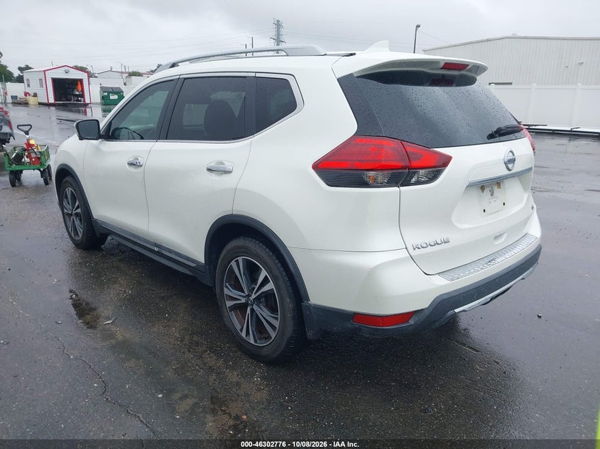 Vin: 5n1at2mt7hc797560, lot: 46802975, nissan rogue sl 20173