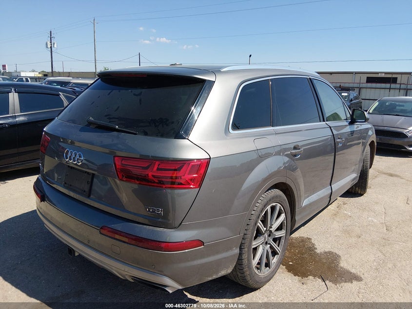 Vin: wa1laaf71jd001442, lot: 46802978, audi q7 3.0t premium 20184