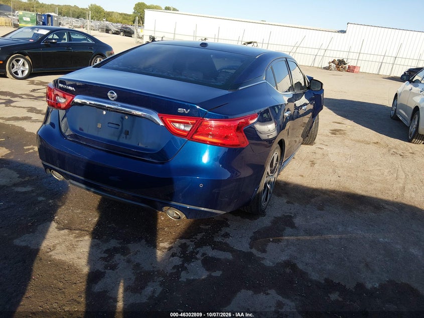 Vin: 1n4aa6apxgc432528, lot: 46803008, nissan maxima 3.5 sv 20164