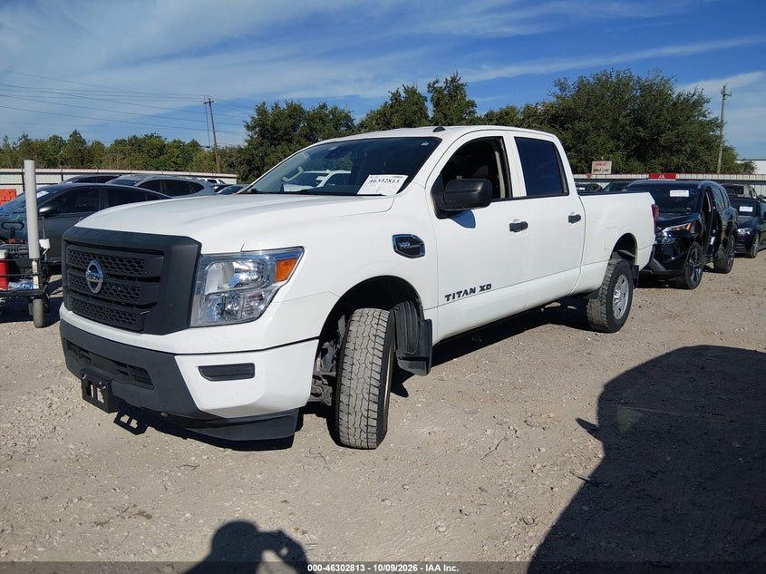 Vin: 1n6aa1faxmn534877, lot: 46803012, nissan titan xd s 4x4 20212