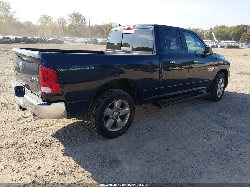 Vin: 1c6rr7gt5hs529392, lot: 46803036, ram 1500 big horn  4x4 6'4 box 20174