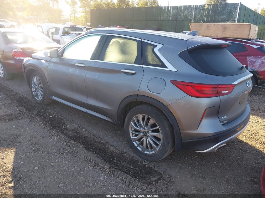 Vin: 3pcaj5bb2rf104954, lot: 46803093, infiniti qx50 luxe awd 20243