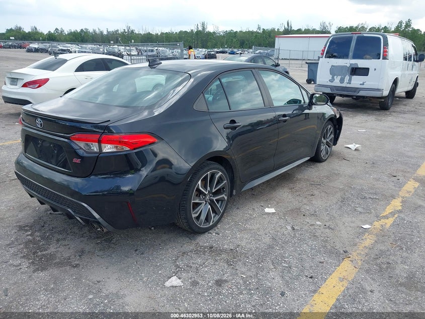 Vin: 5yfs4mce4mp090373, lot: 46803153, toyota corolla se 20214