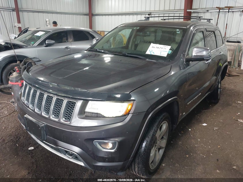 Vin: 1c4rjfcg7ec135630, lot: 46803175, jeep grand cherokee overland 20142