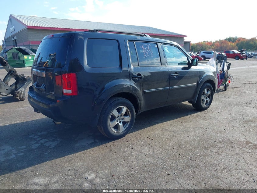 Vin: 5fnyf4h45bb037565, lot: 46803207, honda pilot ex 20114