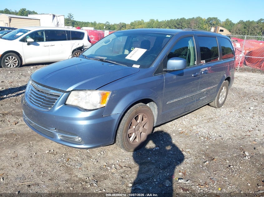 Vin: 2a4rr5dg0br746484, lot: 46803213, chrysler town & country touring 20112