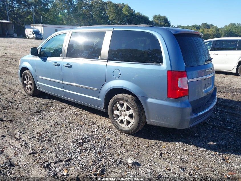 Vin: 2a4rr5dg0br746484, lot: 46803213, chrysler town & country touring 20113