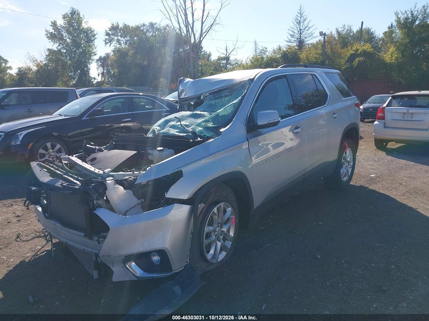 Vin: 1gnergkw5mj240416, lot: 46803230, chevrolet traverse fwd lt cloth 20212