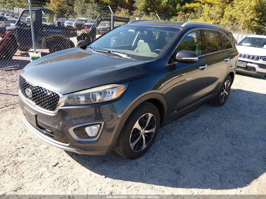 Vin: 5xyphda54gg100857, lot: 46803232, kia sorento 3.3l ex 20162