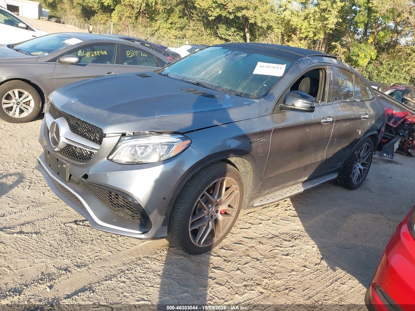 Vin: 4jged7fb4ka148513, lot: 46803243, mercedes-benz amg gle 63 coupe s 4matic 20192