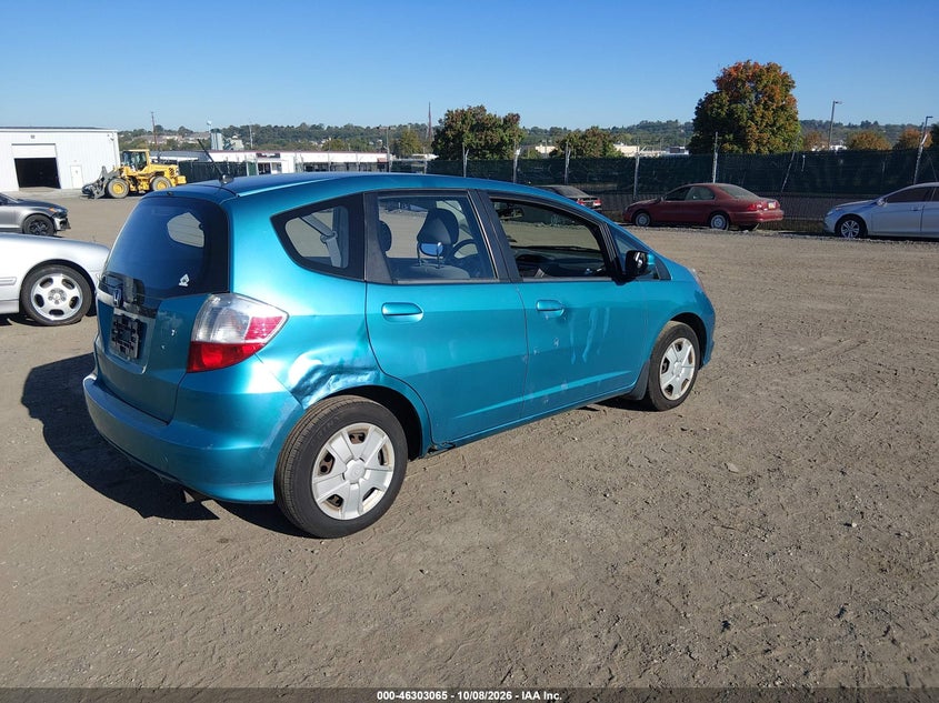 Vin: jhmge8h35cc035289, lot: 46803265, honda fit 20124