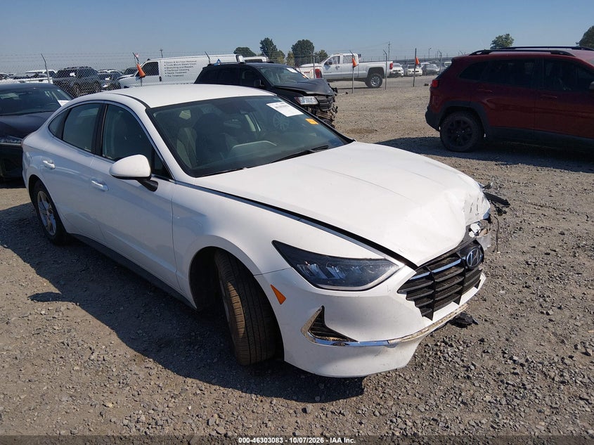 Vin: 5npeg4ja8nh134880, lot: 46803282, hyundai sonata se 20221