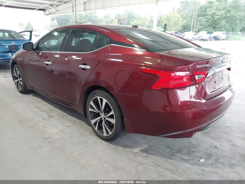 Vin: 1n4aa6ap0jc365557, lot: 46803283, nissan maxima 3.5 sv 20183