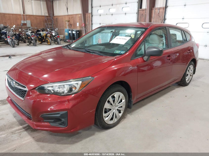 Vin: 4s3gtaa68j3712691, lot: 46803285, subaru impreza 2.0i 20182