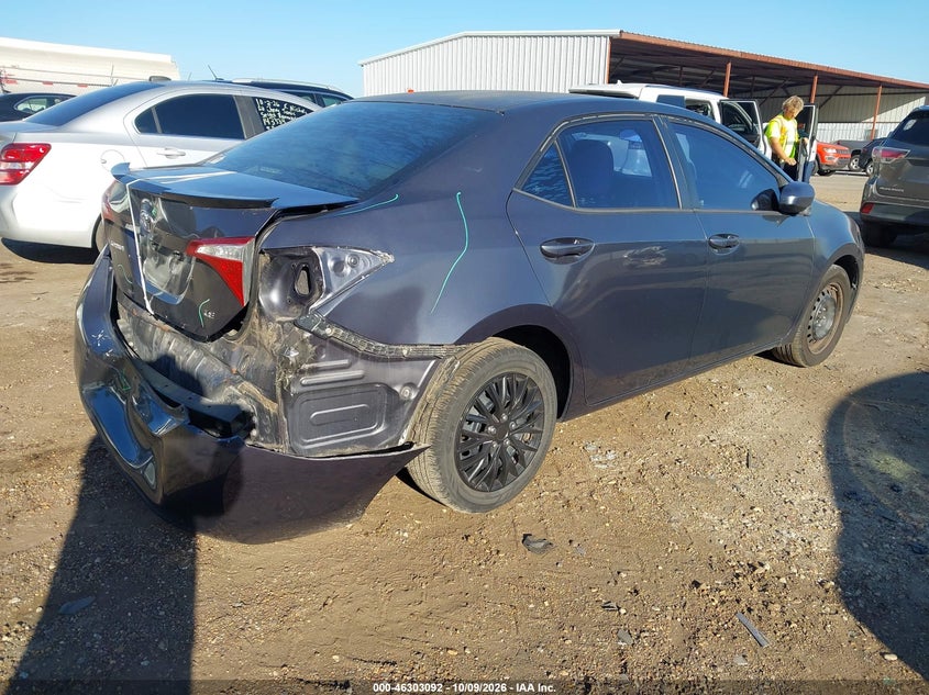 Vin: 5yfburhe4gp543515, lot: 46803291, toyota corolla le 20164