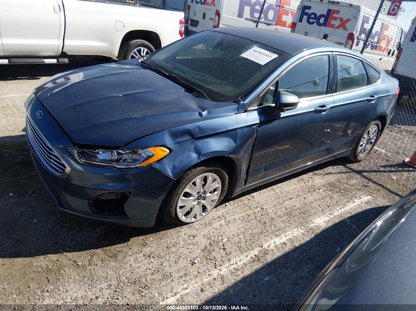 Vin: 3fa6p0g72kr166098, lot: 46803302, ford fusion s 20192