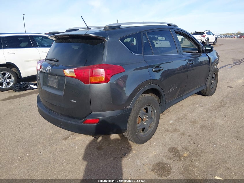 Vin: 2t3bfrev8fw292775, lot: 46803317, toyota rav4 le 20154