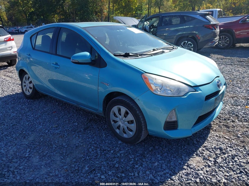 Vin: jtdkdtb37d1057253, lot: 46803320, toyota prius c two 20131