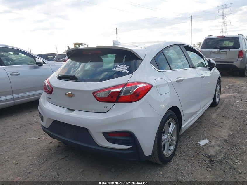 Vin: 3g1be6sm3hs511874, lot: 46803327, chevrolet cruze lt auto 20174