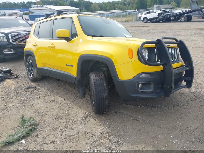 Vin: zaccjbbb6jph74012, lot: 46803340, jeep renegade latitude 4x4 2018 img_1