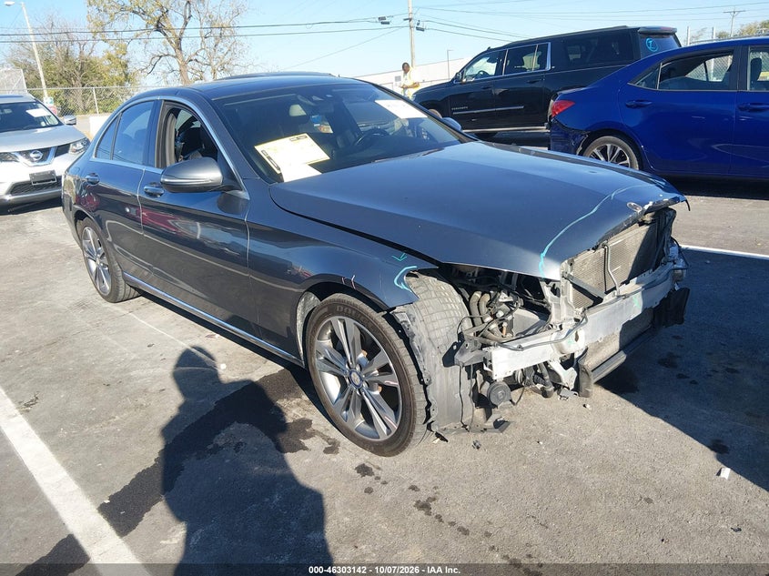 Vin: 55swf4kb2hu187350, lot: 46803341, mercedes-benz c 300 4matic 20171