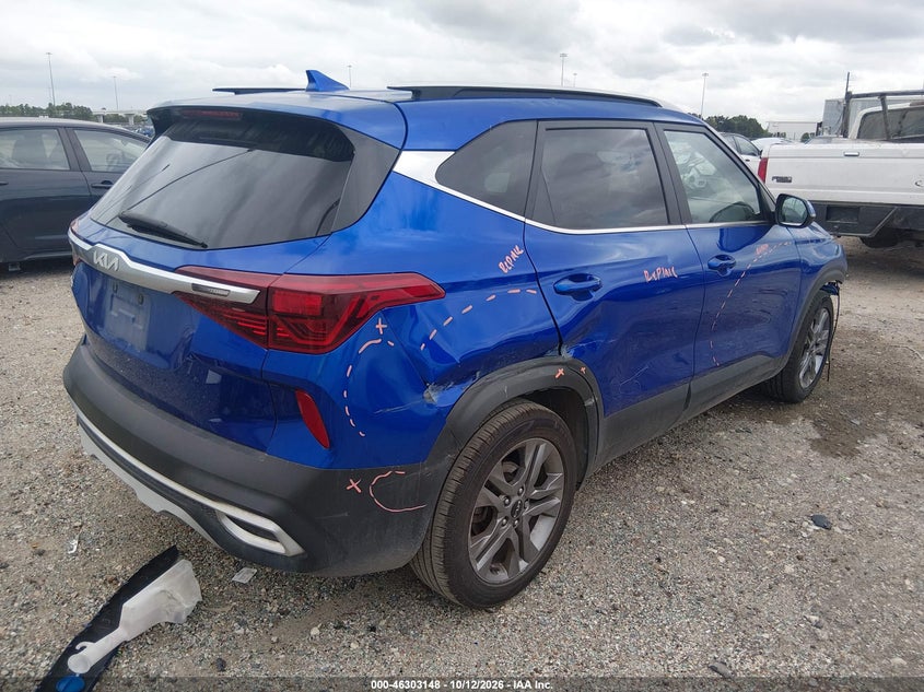 Vin: kndeu2aa8n7345613, lot: 46803347, kia seltos s 20224