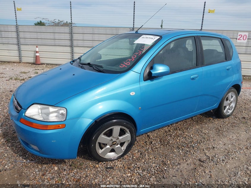 CHEVROLET AVEO 2007 VIN KL1TD66647B768425