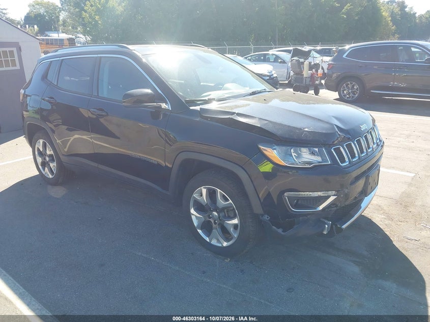 Vin: 3c4njdcb0kt747448, lot: 46803363, jeep compass limited 4x4 2019 img_1