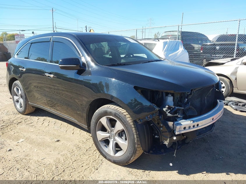 Vin: 5fryd4h24eb031473, lot: 46803375, acura mdx 20141